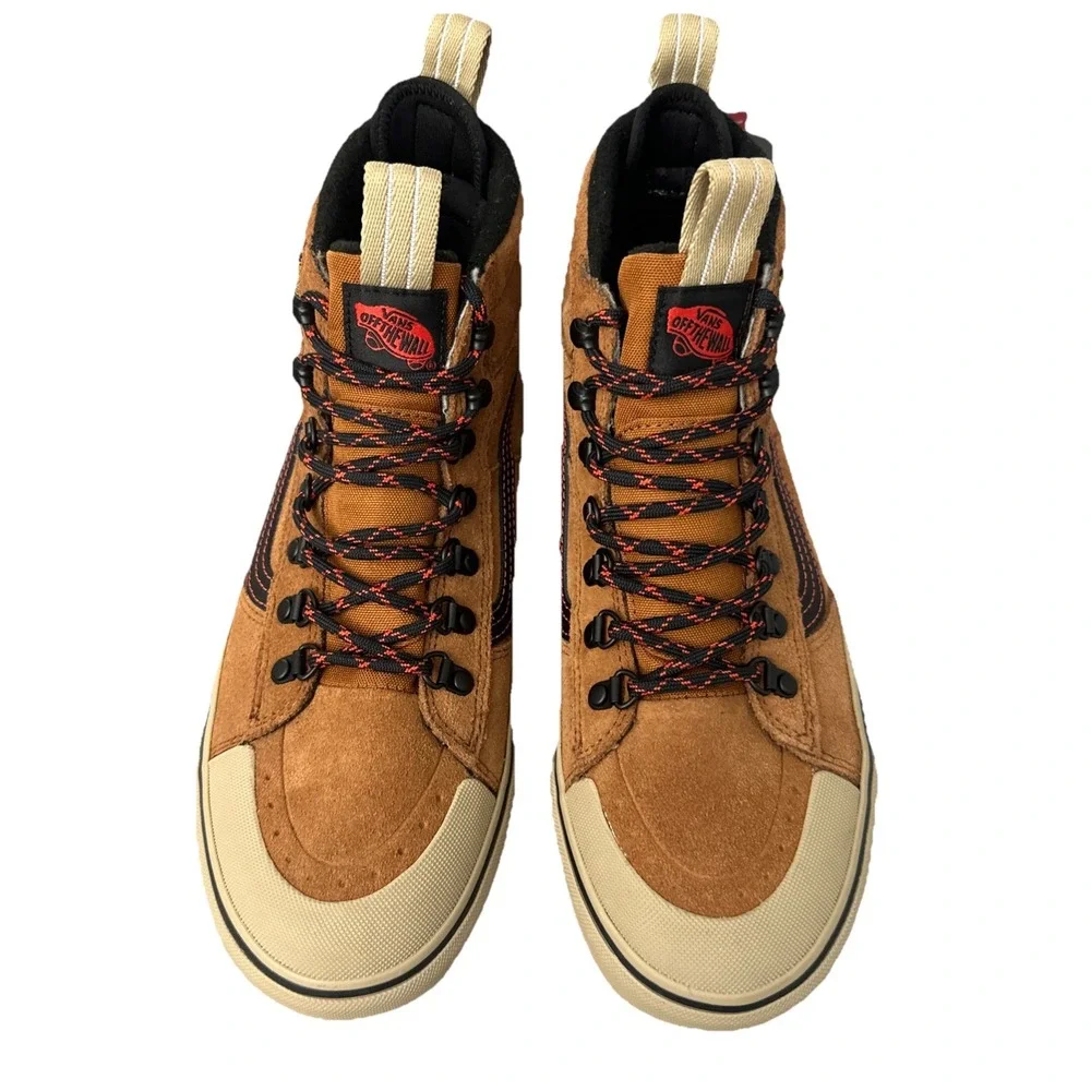 Vans UnisexSk8 Hi MTE Waterproof Insulated‎ Glazed Ginger Shoes Boots Size 7 New